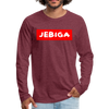 Jebiga | Majica dugi rukav - heather burgundy