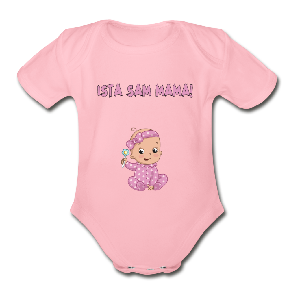 Ista sam mama | Bodi - light pink