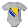 Srce Bosna | Bodi - heather gray