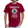 Srebrenica | Majica kratki rukav - burgundy