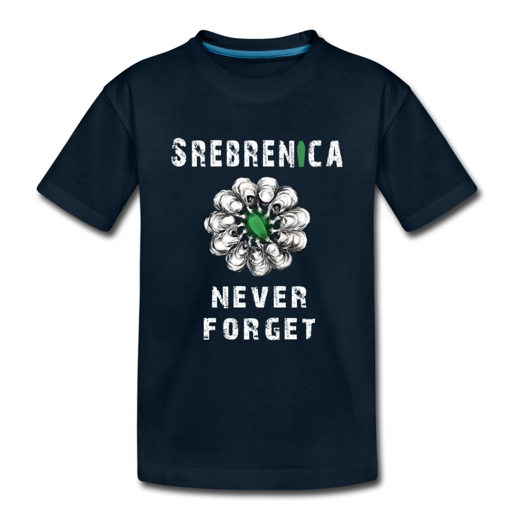 Srebrenica | Djecija majica - deep navy