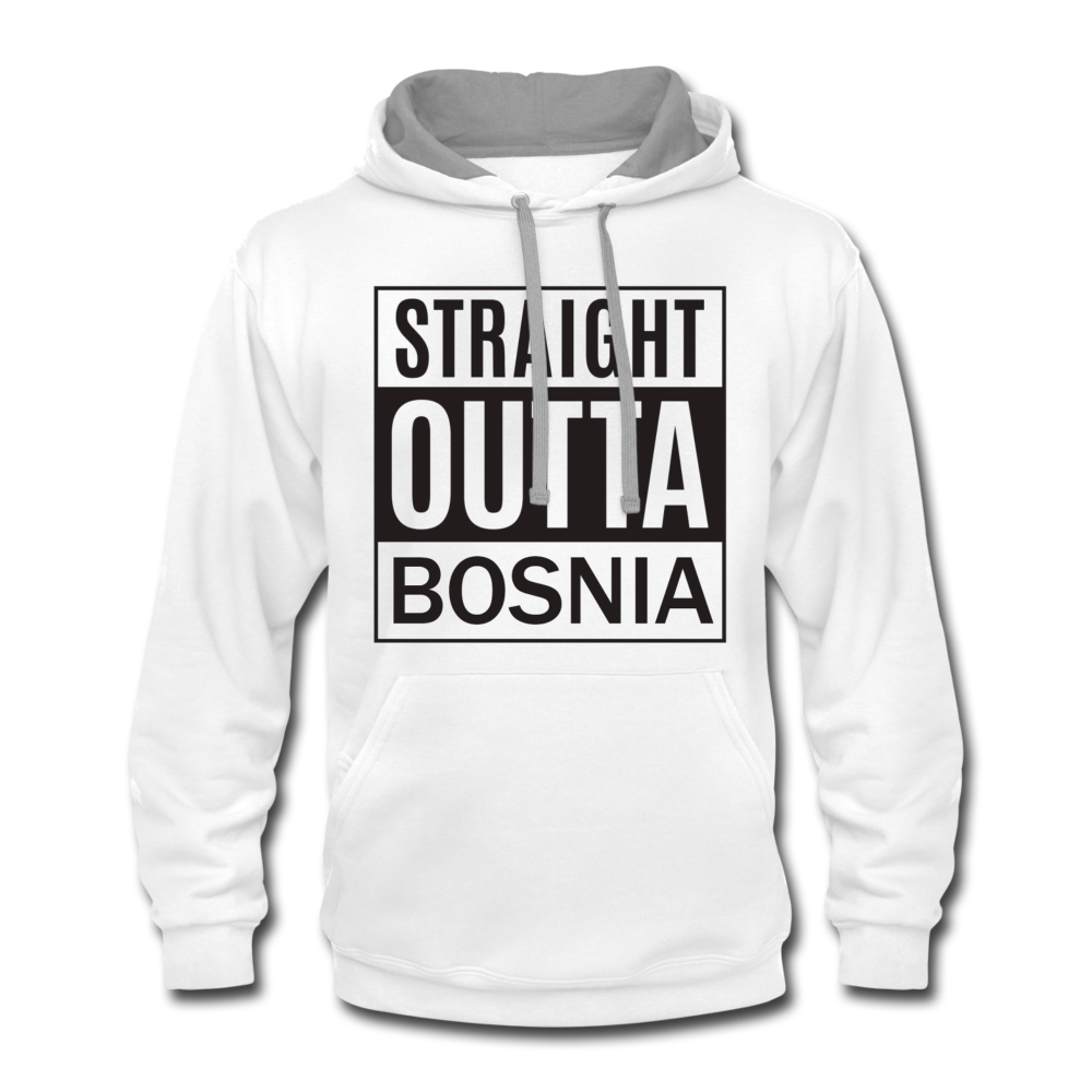 Straight outta Bosnia | Duks - white/gray