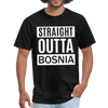 Straight outta Bosnia | Majica kratki rukav - black