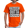 Straight outta Bosnia | Majica kratki rukav - orange