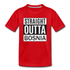 Straight outta Bosnia | Djecija majica - red