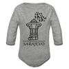 Sarajevo | Bodi dugi rukav - heather grey