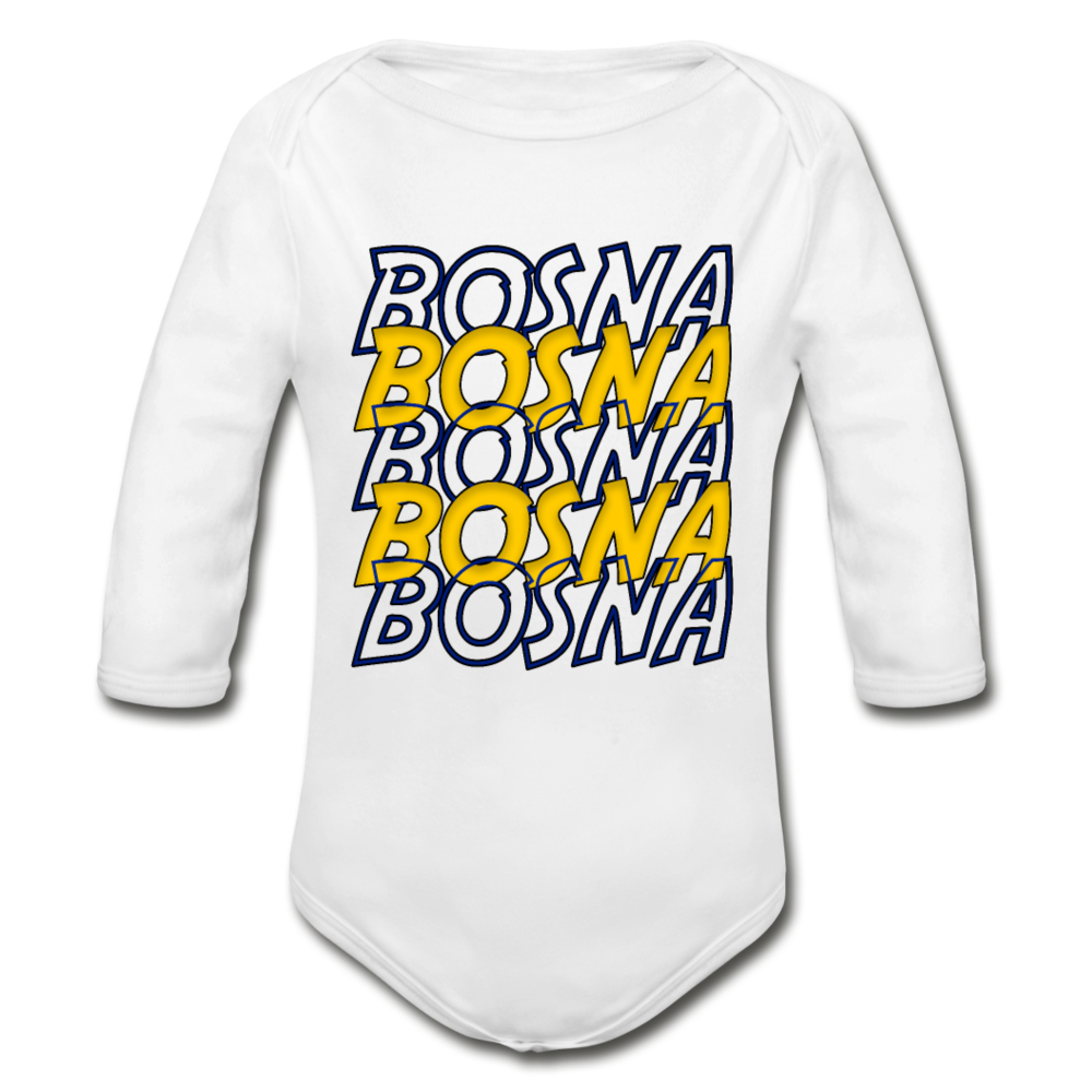 Bosna | Bodi dugi rukav - white