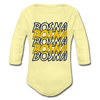 Bosna | Bodi dugi rukav - washed yellow