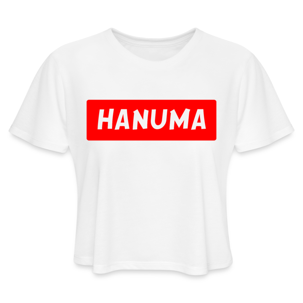 Hanuma | Kratka zenska majica - white