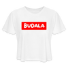 Budala | Kratka zenska majica - white