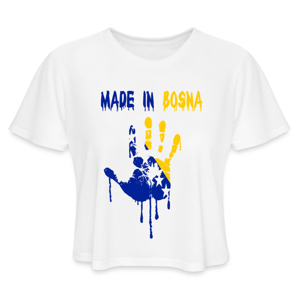 Made in Bosna | Kratka zenska majica - white